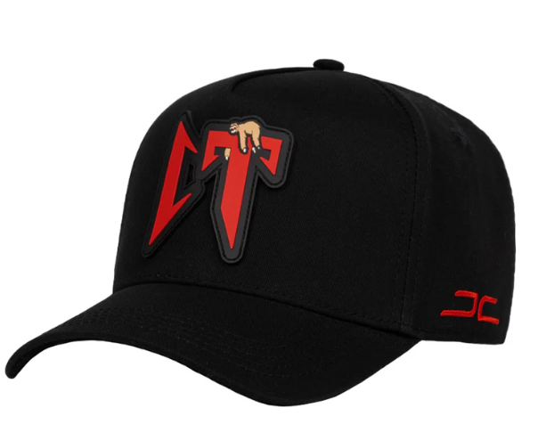 JC HATS - CT BLACK/RED PVC