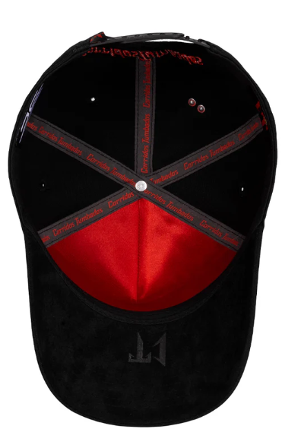 JC HATS - CT BLACK/RED PVC