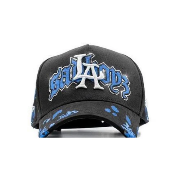 DANDY HATS - LA blue/white