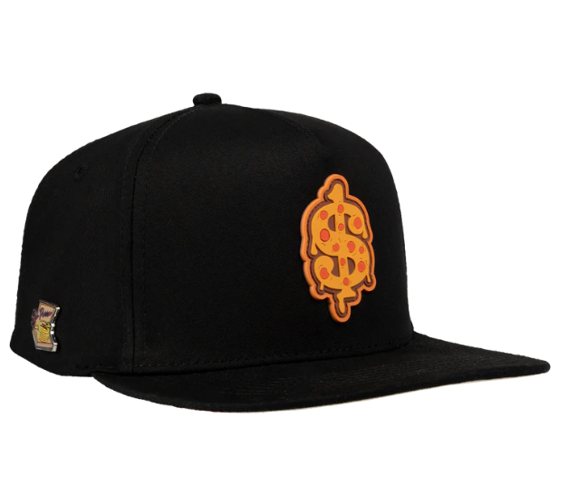 JC HATS - JC PIZZA BLACK