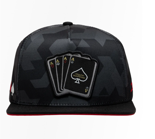 JC HATS - POKER CAMO