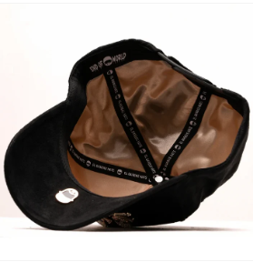 BARBAS HATS - ROSE GOLD SKULLS